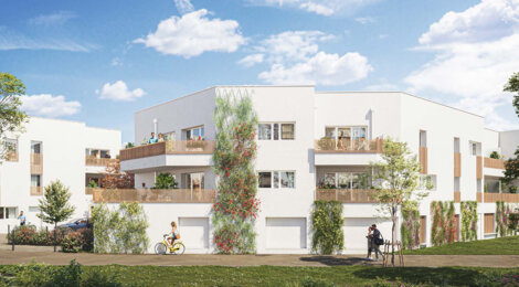 Programme immobilier neuf ESPRIT FAUBOURG - Rezé quartier Pont-Rousseau près des tramways 2 et 3 (44400) - Référence : 15575