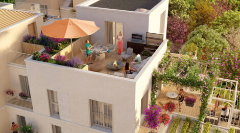 Programme immobilier neuf PREMIERES LOGES -  Rillieux-la-Pape : 54 appartements neufs du 2 au 5 pièces proche du centre-ville (69140) - Référence : 14877