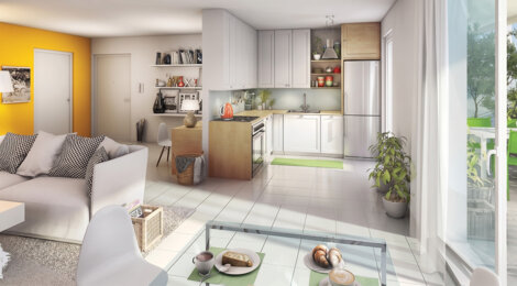 Programme immobilier neuf So New - Rillieux-la-Pape, appartements lumineux proches de Lyon et du bus C2 (69140) - Référence : 17581
