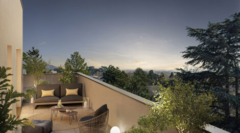 Programme immobilier neuf Inspiration - Rillieux-la-Pape : appartements neufs du studio au T5 aux portes de Caluire et de Lyon (69140) - Référence : 15941
