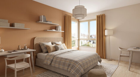 Programme immobilier neuf ESPRIT CRÉPIEUX - Rillieux-la-Pape : Appartements T1–T4 avec terrasses végétales, parking et proximité canal de Miribel (69140) - Référence : 14590