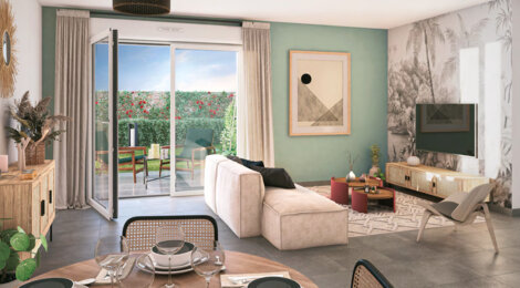 Programme immobilier neuf FLORILLA 2 - Rillieux-la-Pape centre à proximité de la gare de Sathonay-Rillieux (69140) - Référence : 16075