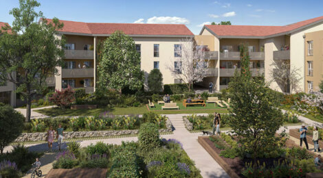 Programme immobilier neuf FLORILLA 2 - Rillieux-la-Pape centre à proximité de la gare de Sathonay-Rillieux (69140) - Référence : 16075