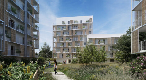 Programme immobilier neuf Le Clos Langlet - Ris-Orangis : appartements neufs à 800 m du RER D et TZen 4 (91130) - Référence : 15393