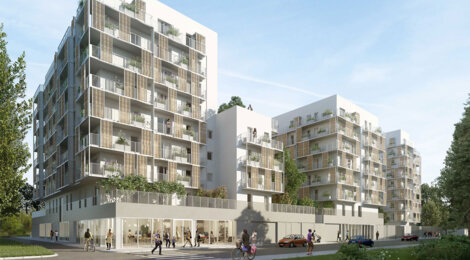 Programme immobilier neuf Le Clos Langlet - Ris-Orangis : appartements neufs à 800 m du RER D et TZen 4 (91130) - Référence : 15393
