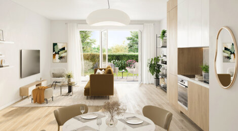 Programme immobilier neuf Le Clos de l'Aunette (91) - Ris-Orangis proche Seine et RER D (91130) - Référence : 17039