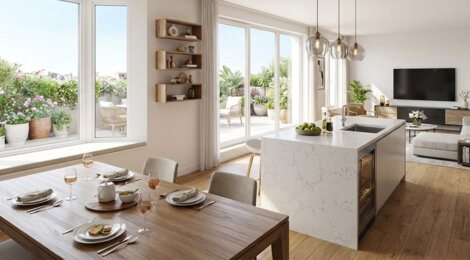 Programme immobilier neuf Le Clos de l'Aunette (91) - Ris-Orangis proche Seine et RER D (91130) - Référence : 17039