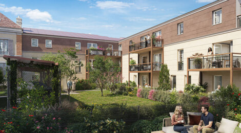 Programme immobilier neuf Le Clos de l'Aunette (91) - Ris-Orangis proche Seine et RER D (91130) - Référence : 17039