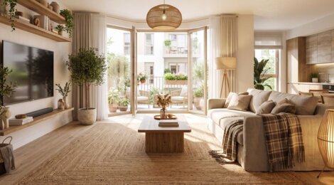 Programme immobilier neuf Les Terrasses de la Saône - Rochetaillée-sur-Saône appartements lumineux entre Saône et monts d Or (69270) - Référence : 17736