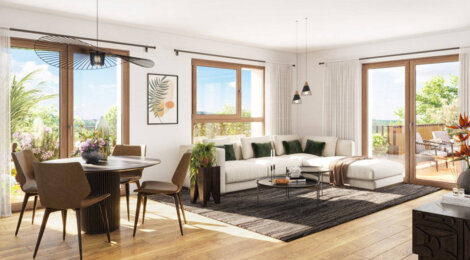 Programme immobilier neuf Onna - Rochetaillée-sur-Saône : Appartements T2–T5 avec terrasses, parking sécurisé et proximité lignes de bus (69270) - Référence : 7060