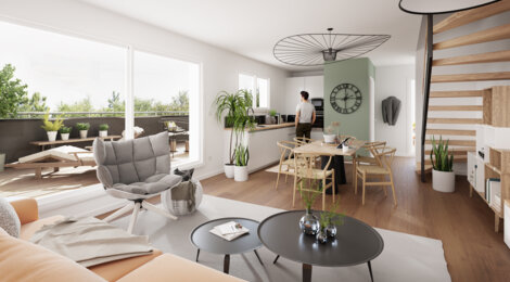 Programme immobilier neuf Les Duos SKYLAND - Rohr proche de Saverne (67270) - Référence : 8623