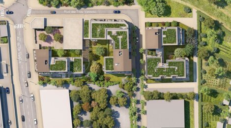 Programme immobilier neuf 64 RUE DU TROU VASSOU - Romainville résidence contemporaine dans la ZAC de l’Horloge (93230) - Référence : 17821