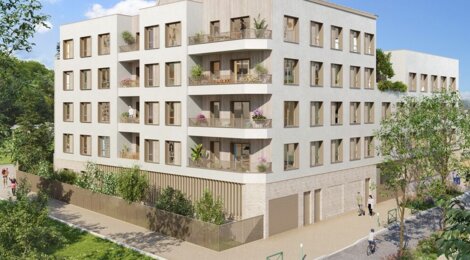 Programme immobilier neuf 64 RUE DU TROU VASSOU - Romainville résidence contemporaine dans la ZAC de l’Horloge (93230) - Référence : 17821