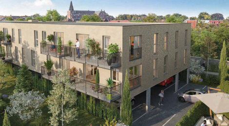 Programme immobilier neuf Factory - Roncq résidence verdoyante proche du centre-ville (59223) - Référence : 15724
