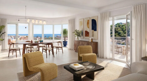Programme immobilier neuf COEUR DE CARNOLÈS - Roquebrune Cap Martin appartements proches mer dans un parc paysager (06190) - Référence : 17478