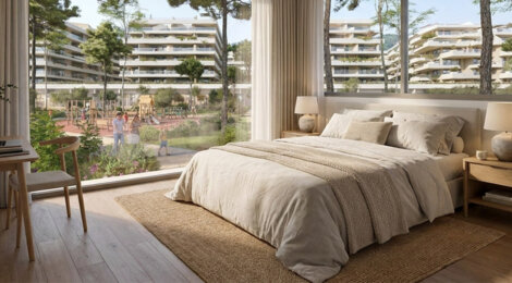 Programme immobilier neuf COEUR DE CARNOLÈS - Roquebrune Cap Martin appartements proches mer dans un parc paysager (06190) - Référence : 17478