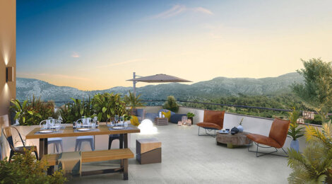 Programme immobilier neuf COTE RIVES - Roquevaire : appartements T2-T3 neufs avec vues sur le massif du Garlaban (13360) - Référence : 2626