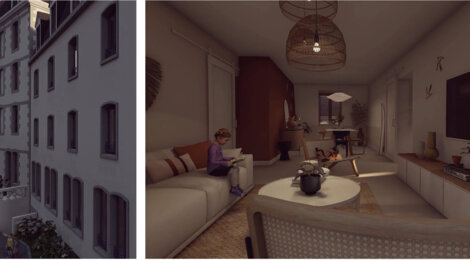 Programme immobilier neuf LE RESIDENCE LE REGINA - Roscoff : appartements rénovés T2–T4 à 350 m du port et de l’hypercentre (29680) - Référence : 11018