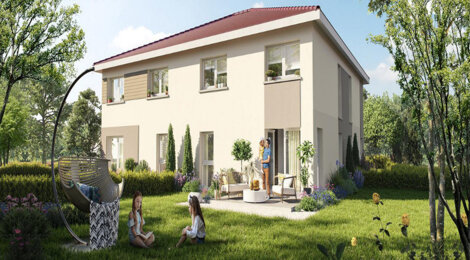 Programme immobilier neuf ISOLA - Rosenau : Appartements T4 avec jardins privatifs et garages à 15 minutes de Saint-Louis (68128) - Référence : 4436