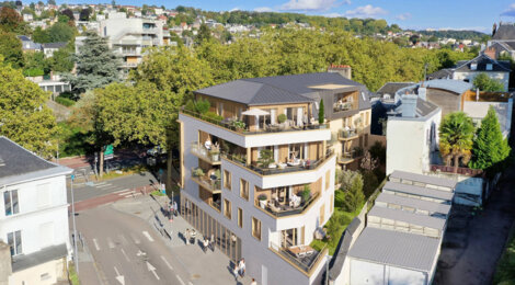 Programme immobilier neuf GREEN CORNER - Rouen à 2 minutes du métro Beauvoisine et du tram T4 (76000) - Référence : 12060