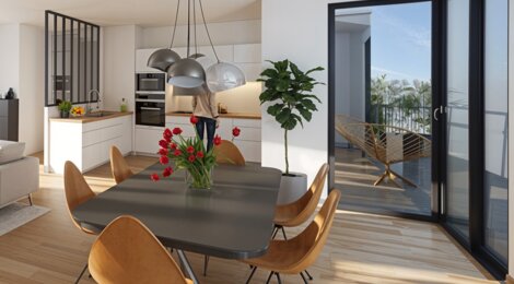Programme immobilier neuf LE MELVILLE - Rouen adresse confidentielle près des quais de Seine (76000) - Référence : 12104