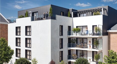 Programme immobilier neuf LE MELVILLE - Rouen adresse confidentielle près des quais de Seine (76000) - Référence : 12104
