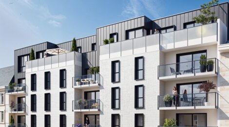 Programme immobilier neuf LE MELVILLE - Rouen adresse confidentielle près des quais de Seine (76000) - Référence : 12104