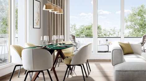 Programme immobilier neuf CôtéPasteur-CageA1 - Rouen appartements lumineux près des Docks 76 (76000) - Référence : 17741