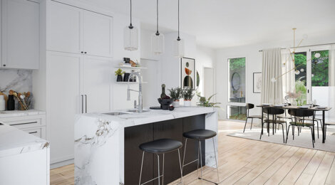 Programme immobilier neuf Calypso - Rouen : appartements neufs du 2 au 4 pièces éligibles PTZ en quartier Rondeaux (76000) - Référence : 10098