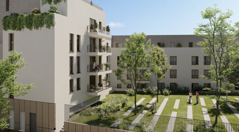 Programme immobilier neuf Calypso - Rouen : appartements neufs du 2 au 4 pièces éligibles PTZ en quartier Rondeaux (76000) - Référence : 10098