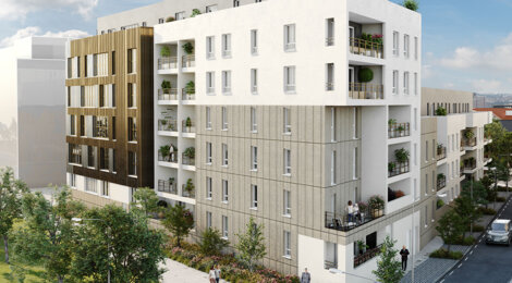 Programme immobilier neuf Calypso - Rouen : appartements neufs du 2 au 4 pièces éligibles PTZ en quartier Rondeaux (76000) - Référence : 10098