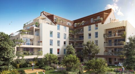 Programme immobilier neuf L'Orangerie - Rouen : appartements neufs du 2 au 5 pièces à 10 min du métro Joffre-Mutualité (76000) - Référence : 15560