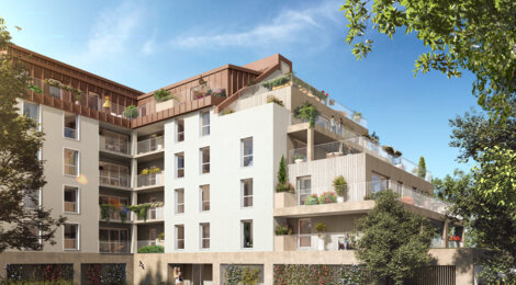 Programme immobilier neuf L'Orangerie - Rouen : appartements neufs du 2 au 5 pièces à 10 min du métro Joffre-Mutualité (76000) - Référence : 15560