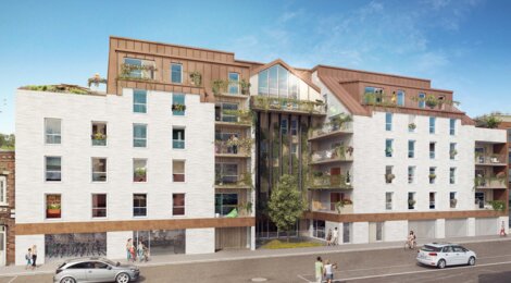 Programme immobilier neuf L'Orangerie - Rouen : appartements neufs du 2 au 5 pièces à 10 min du métro Joffre-Mutualité (76000) - Référence : 15560