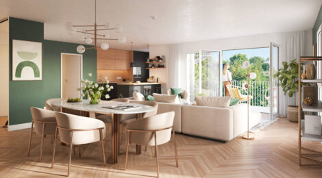 Programme immobilier neuf L'Échappée - Rouen au coeur du quartier Jouvenet (76420) - Référence : 16241