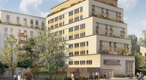 Programme immobilier neuf Stud'Garden - Blossom Park - Rouen, investir en résidence étudiante dans l’écoquartier Blossom Park (76000) - Référence : 17678