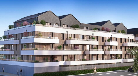Programme immobilier neuf Midori - Rouen : maisons et appartements neufs du 2 au 4 pièces proche du métro (76000) - Référence : 15218
