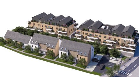 Programme immobilier neuf Midori - Rouen : maisons et appartements neufs du 2 au 4 pièces proche du métro (76000) - Référence : 15218