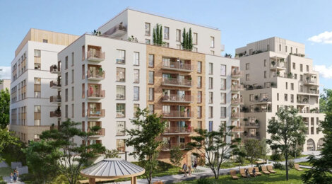 Programme immobilier neuf Flora Nova - Quartier Blossom Park - Rouen résidence verdoyante au cœur de Blossom Park (76000) - Référence : 17703