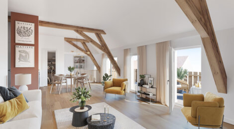 Programme immobilier neuf MAISON DE LA CAVALERIE - Rouffach : Appartements T2–T4 avec balcons, loi Monuments Historiques et proximité centre-ville (68250) - Référence : 14615