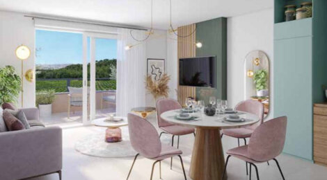 Programme immobilier neuf TERRES VICTOIRE - Rousset : Appartements T2–T4 avec terrasses, parking sécurisé et proximité centre-ville et vue Ste Victoire (13790) - Référence : 14415