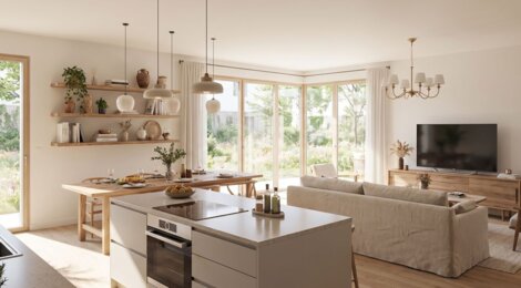 Programme immobilier neuf Les Rullas - Royan : logements neufs en duplex 3 à 4 pièces à 1,5 km du marché central (17200) - Référence : 14578