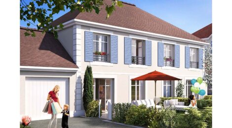 Programme immobilier neuf VILLA RUBELLA - Rubelle : Logements avec balcons, terrasses et label BBC dans le quartier Les Trois Noyers (77950) - Référence : 1842