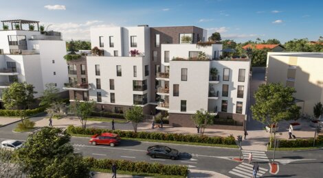 Programme immobilier neuf CARACT'R - Rueil-Malmaison : Appartements studio–T5 avec terrasses, parking et jardins privatifs au cœur du quartier Richelieu-Châtaigneraie (92500) - Référence : 14341