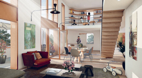 Programme immobilier neuf REFLET SEINE - Rueil-Malmaison cœur de ville à 22 min de Nanterre La Défense (94400) - Référence : 16750