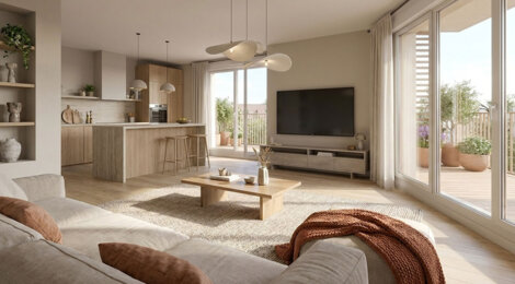 Programme immobilier neuf Le Franklin - Rumilly appartements lumineux à 20 min de Annecy (74150) - Référence : 17492