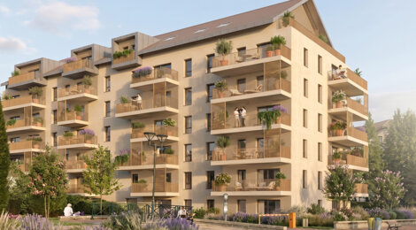 Programme immobilier neuf Le Franklin - Rumilly appartements lumineux à 20 min de Annecy (74150) - Référence : 17492