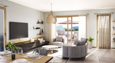 Programme immobilier neuf RESIDENCE SESAME - Saint-Alban-Leysse résidence intimiste à 15 minutes du lac du Bourget (73230) - Référence : 11787