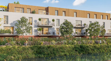 Programme immobilier neuf REFLETS D'Ô - Saint-Amand-les-Eaux vivre au cœur d’un parc naturel et du canal (59230) - Référence : 16982