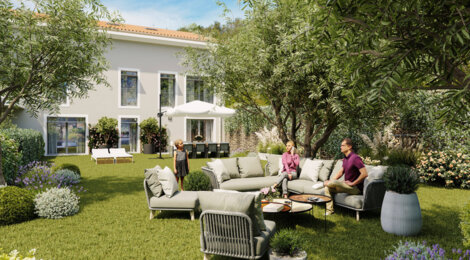 Programme immobilier neuf L'OLIVERAIE - Saint-André-de-la-Roche : logements neufs du 2 au 4 pièces à 450 m de l’arrêt de bus (06730) - Référence : 14331